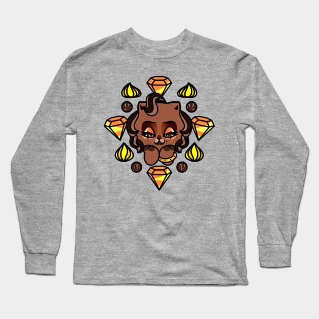 Chocolate N Peanut Butter Long Sleeve T-Shirt by Thy Name Is Lexi